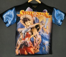 Camiseta anime moderna vintage Pegasus Seiya Shiryu rara dupla face gráfica AOP (GGG) comprar usado  Enviando para Brazil