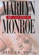 Last days marilyn for sale  Montgomery