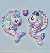 Retro chalkware kissing for sale  Union