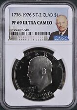 1776-1976 S T-2 Clad $1 Eisenhower NGC PF69 Ultra Cameo comprar usado 1776-1976 S T-2 Clad $1 Eisenhower NGC PF69 Ultra Cameo comprar usado  Enviando para Brazil