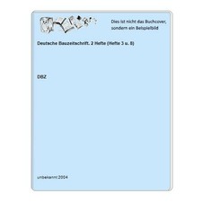 Deutsche bauzeitschrift hefte gebraucht kaufen  Deutschland