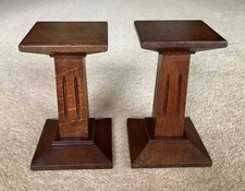 Pair antique wooden for sale  HEATHFIELD
