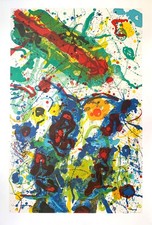 Sam francis stampa usato  Arcisate