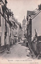 Rennes eglise rue d'occasion  France