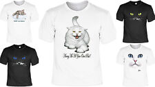 Katzen motiv shirt gebraucht kaufen  Fürstenstein