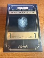 2024 Super Products Keepsake Rambo Collection Premiere Edition caixa 1 cartão relíquia, usado comprar usado  Enviando para Brazil