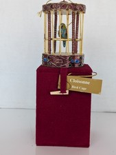 Enfeite vintage de gaiola de pássaro cloisonne esmaltado — papagaio artesanal CR03 comprar usado  Enviando para Brazil