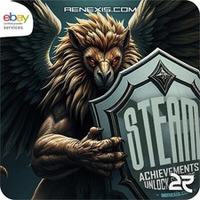 🔵🏆 STEAM ACHIEVEMENTS UNLOCK SERVICE 🏆🔵 100% GAME COMPLETION TROPHY UNLOCK comprar usado  Enviando para Brazil