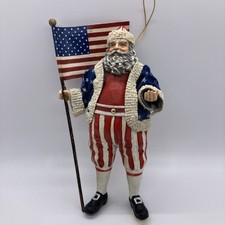 Clothtique patriotic santa for sale  Hungry Horse