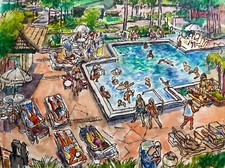 Mid century painting for sale  San Diego