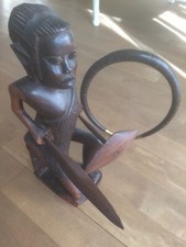 Afrikanische figur handgeschni gebraucht kaufen  Freiburg im Breisgau