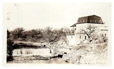 Molino Encendido The Bancos Of A River y Una Dam RPPC Tarjeta Postal, usado comprar usado  Enviando para Brazil