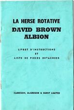 Livret david brown d'occasion  Gannat