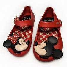 Mini Sapato Melissa Disney Minnie & Mickey Baby Vermelho Tamanho 5 comprar usado  Enviando para Brazil