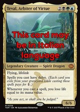 Mtg teval arbiter usato  Italia
