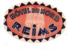 Reims etiquette ancienne d'occasion  Baugy