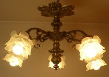 Jugendstil deckenlampe 1910 gebraucht kaufen  Betteldorf, Densborn, Pelm