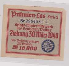 Kriegs winterhilfswerk prämie gebraucht kaufen  Limbach