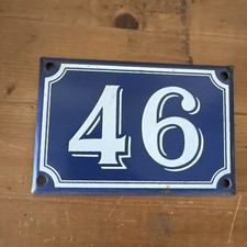 Plaque emaillee email d'occasion  Moyenmoutier