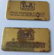 Criterion tmr embleme gebraucht kaufen  Schloß Holte-Stukenbrock