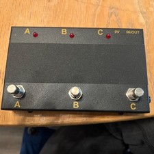 Pedal comutador/combinador Morley Gold Series ABC 3 botões. Assinado por Steve Vai. comprar usado  Enviando para Brazil