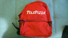 pizza vintage TELEPIZZA bolsa escolar promocional pop vermelha promocional rara anos 80 anos 90 comprar usado  Enviando para Brazil