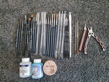 Lot pinceaux outils d'occasion  Nice-