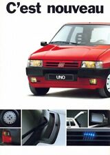 Catalogue Brochure Fiat Uno 10/1989 France comprar usado  Enviando para Brazil