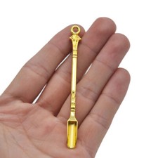 1 peça mini colher de aço inoxidável com anel colheres de agitação de ouro colheres de café  comprar usado  Enviando para Brazil