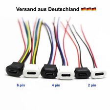 USB-C und USB-A Buchse  2/4/6 Pin Reparatur DIY Nachrüsten charging port comprar usado  Enviando para Brazil