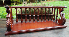 Mahogany library balustrade for sale  EXETER