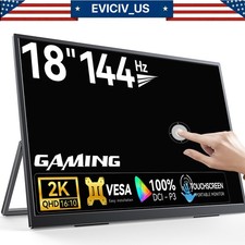 Monitor portátil EVICIV 144Hz toque 18,0" tela 2K monitor de jogos para PS 5/Xbox comprar usado  Enviando para Brazil