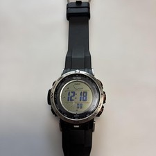 Relógio digital Casio Protrek solar preto prata para homens trekking ao ar livre, usado comprar usado  Enviando para Brazil