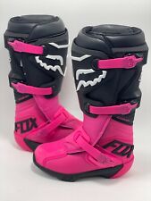 NOVA BOTA FOX RACING WMNS COMP CAIXA ABERTA - COR PRETO/ROSA - EUA 5 - 27690-285-5, usado comprar usado  Enviando para Brazil