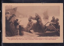 Cartolina francesco assisi usato  Italia