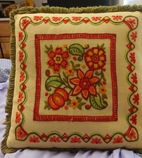 Vtg needlepoint handmade for sale  Rogers