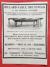 Brunswick table billiards d'occasion  Expédié en Belgium