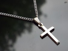 Silver cross crucifix for sale  DARLINGTON