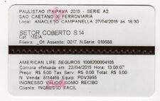 Ticket BRA Sao Caetano - Ferroviaria 27.04.2015, usado comprar usado  Enviando para Brazil