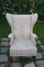 Fauteuil anglais vintage d'occasion  Barneville-Carteret