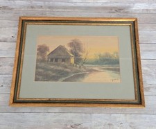 Vintage original watercolor for sale  Malden