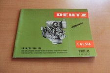 Ersatzteilliste motoren deutz gebraucht kaufen  Könnern