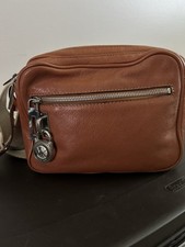Bolsa tiracolo Michael Kors exclusiva couro conhaque macio - Excelente estado usado, usado comprar usado  Enviando para Brazil
