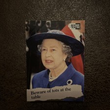 Cartão comercial Press Pass 1993 #4 Beware Of The Tots At The Table Queen Elizabeth comprar usado  Enviando para Brazil
