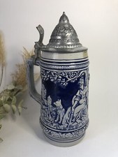 Chope bière bleu d'occasion  Meulan en Yvelines