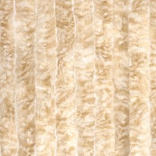 Flauschvorhang beige weiß gebraucht kaufen  Bocholt