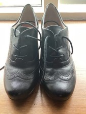 Ladies black leather for sale  GRANGE-OVER-SANDS
