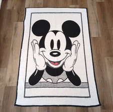 Cobertor grande vintage Biederlack Disney Mickey Mouse 50 x 74 EUA comprar usado  Enviando para Brazil