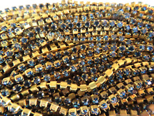 Corrente de strass Swarovski 6 pés 18pp Montana. Latão #1100 comprar usado  Enviando para Brazil