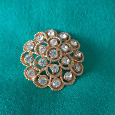 Brooch round gold for sale  GILLINGHAM